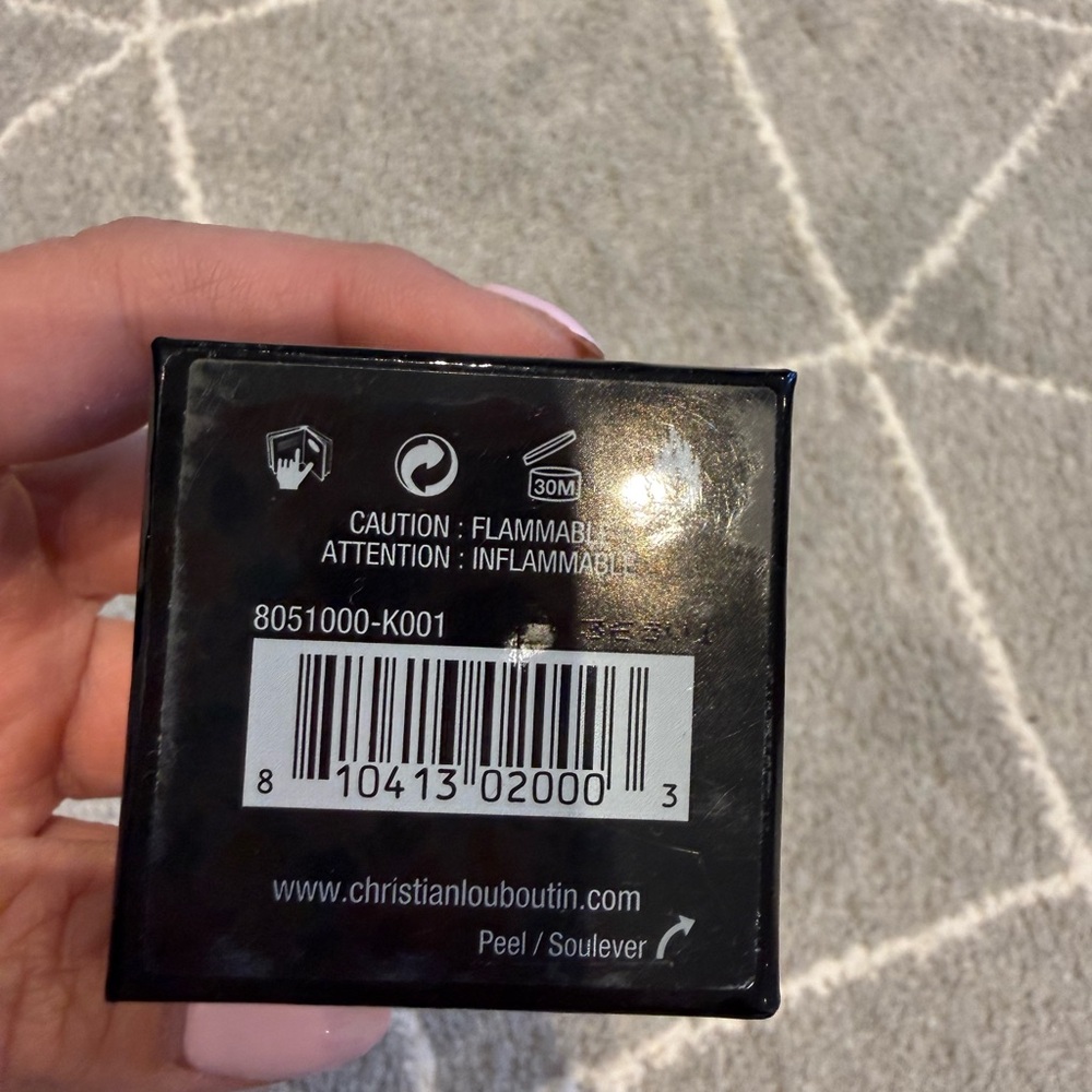 Christian Louboutin Black Lacquer Nail Polish Box - Picture 3 of 4